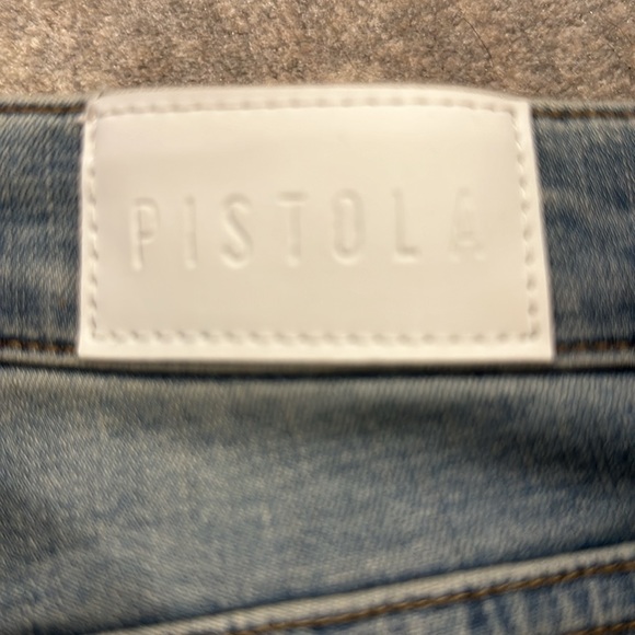 PISTOLA DISTRESSED HIGH WAIST SKINNY JEANS SIZE 27 - Picture 9 of 14